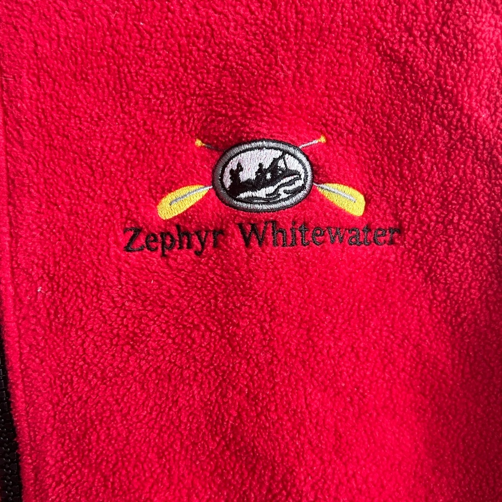 Ouray Sportswear Fleece Red Vest - Picture 2 of 5